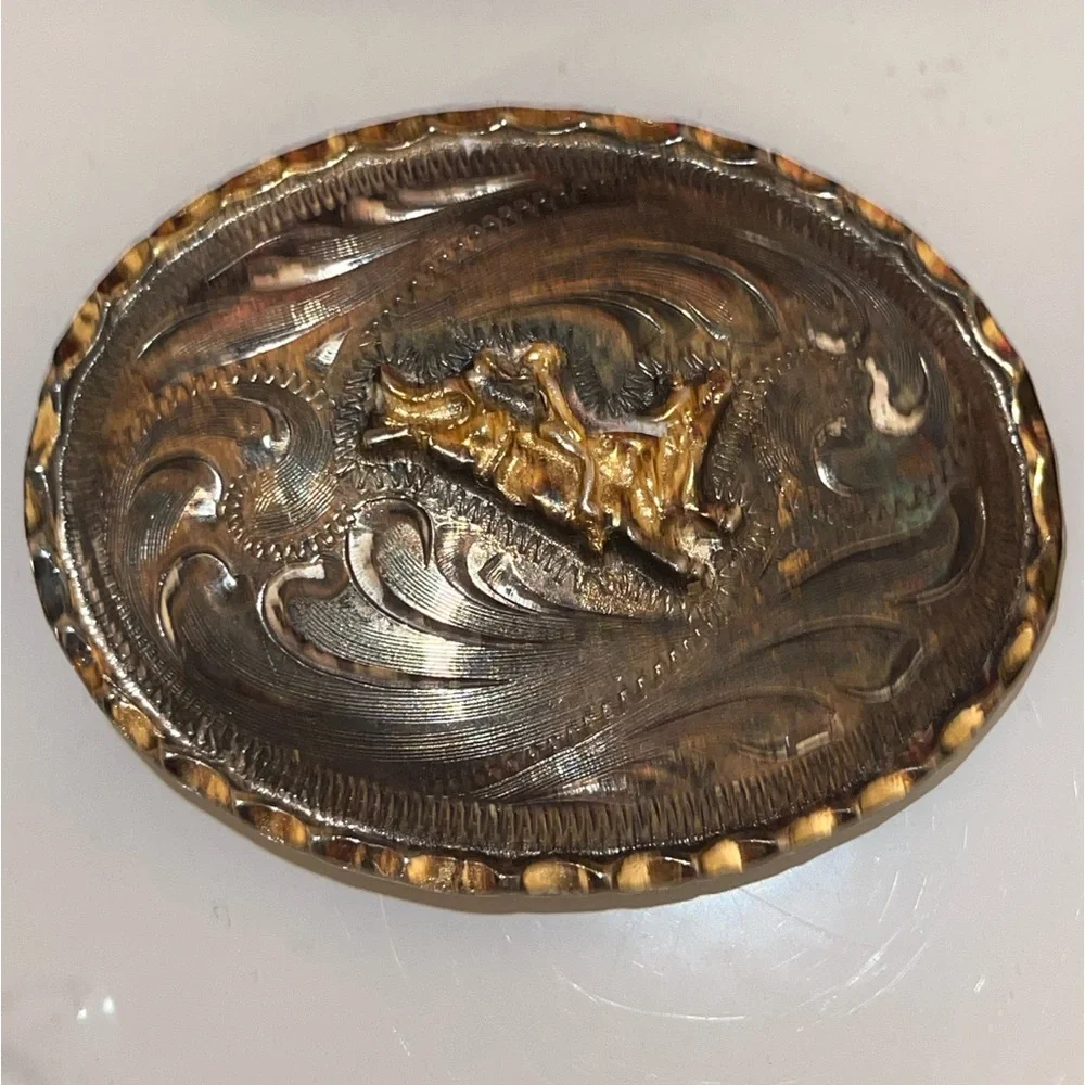 Nocona Young Cowboy/girl Belt With Nocona Buckle & Buckle Bundle Mexico & Taiwan